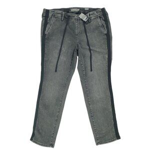 NEW Torrid Jeans Size 1R 1X 14-16 Pull-On Boyfriend Straight Super Soft Gray